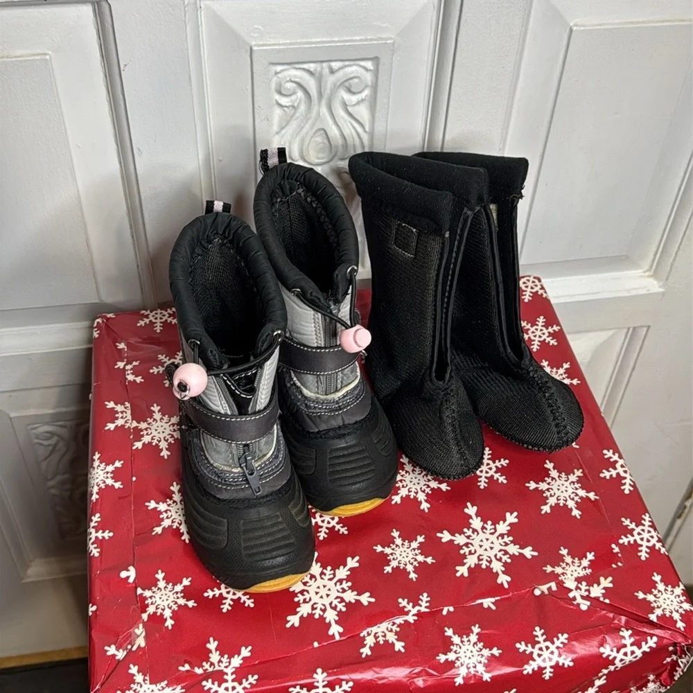 Buster Brown Chill Chaser Winter Boots Girls Pink Size 9